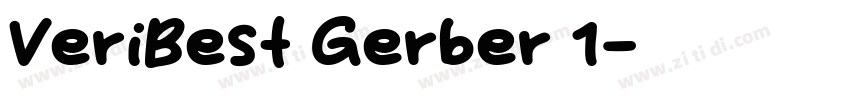 VeriBest Gerber 1字体转换